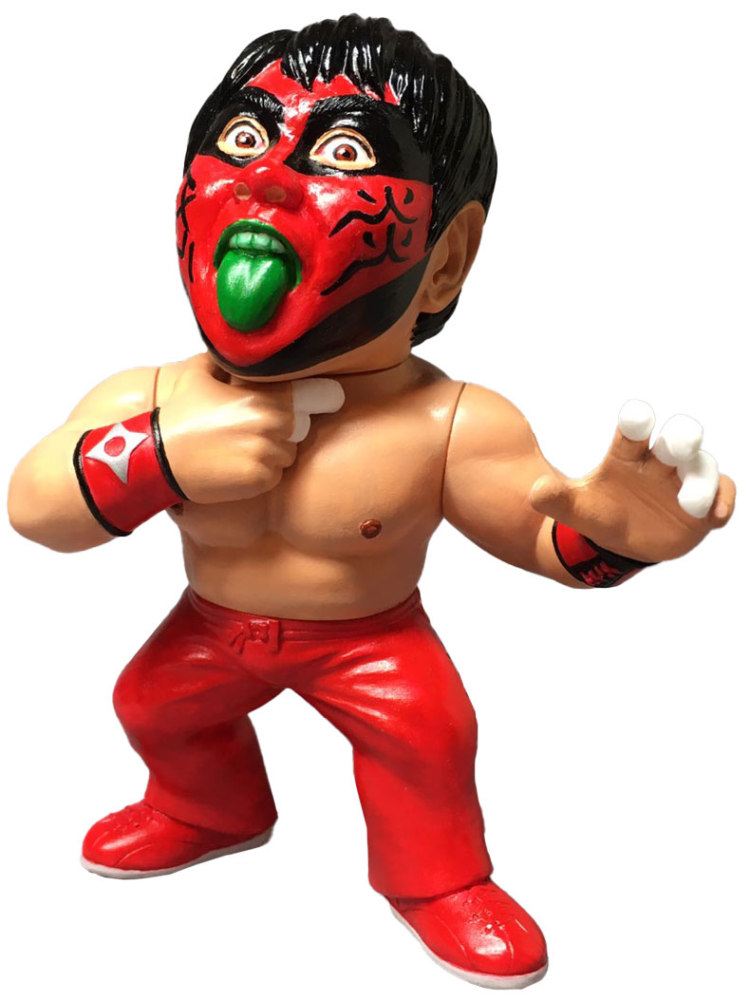 16d Collection Legend Masters 016 The Great Muta 90s Red Paint Soft Vinyl Statue Good Smile Co. 2