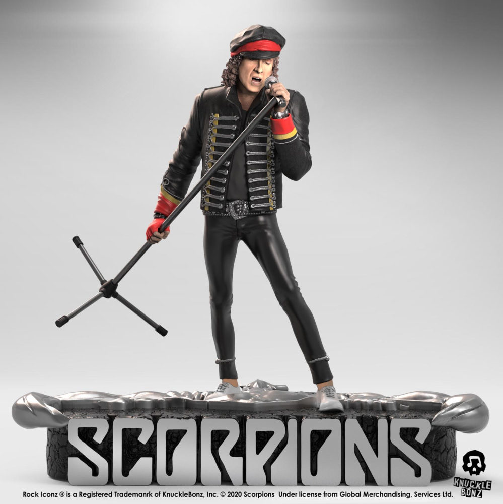 Scorpions Klaus Meine Statue Knucklebonz Rock Iconz 2