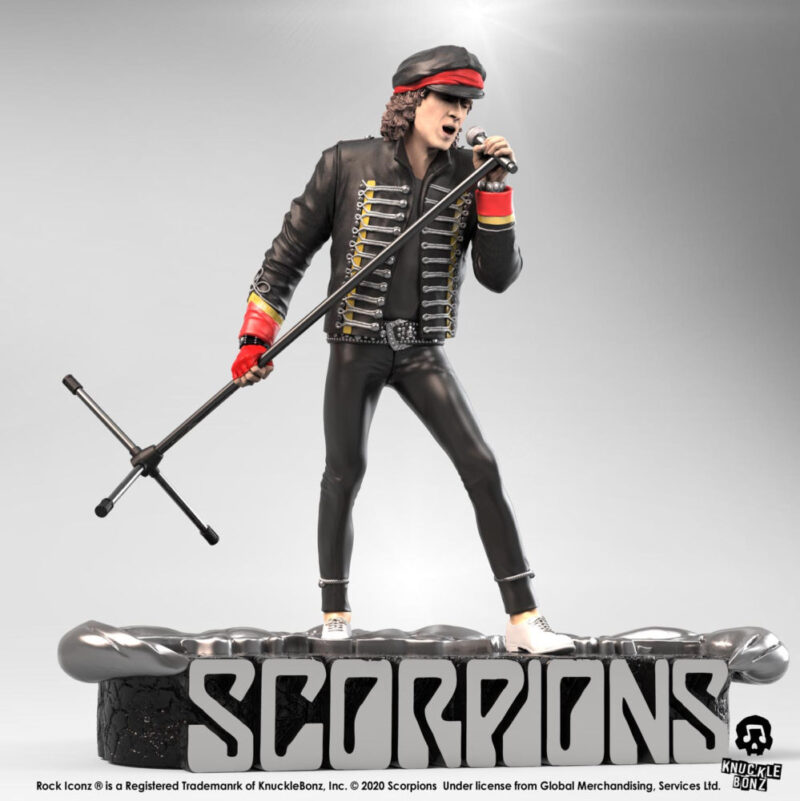 Scorpions Klaus Meine Statue Knucklebonz Rock Iconz 7