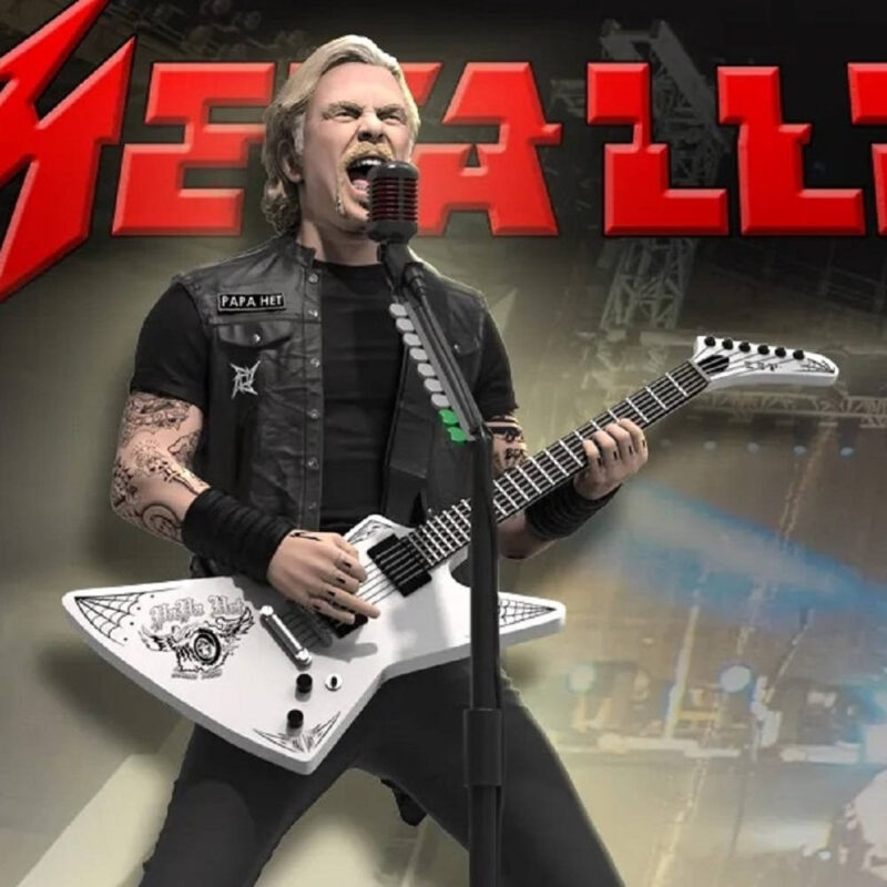Knucklebonz Rock Iconz Metallica James Hetfield Statue Knucklebonz Rock Iconz