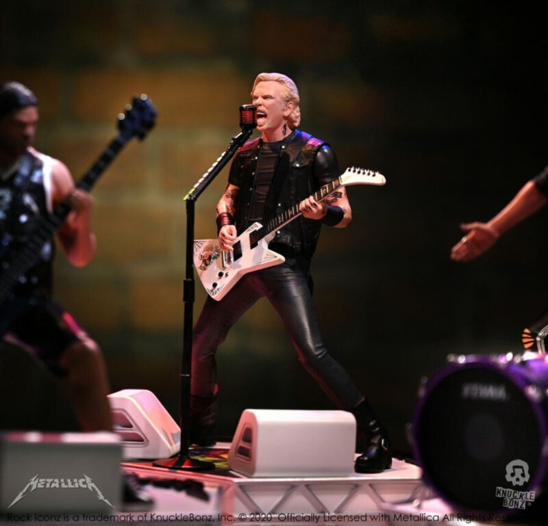 Knucklebonz Rock Iconz Metallica James Hetfield Statue Knucklebonz Rock Iconz 29