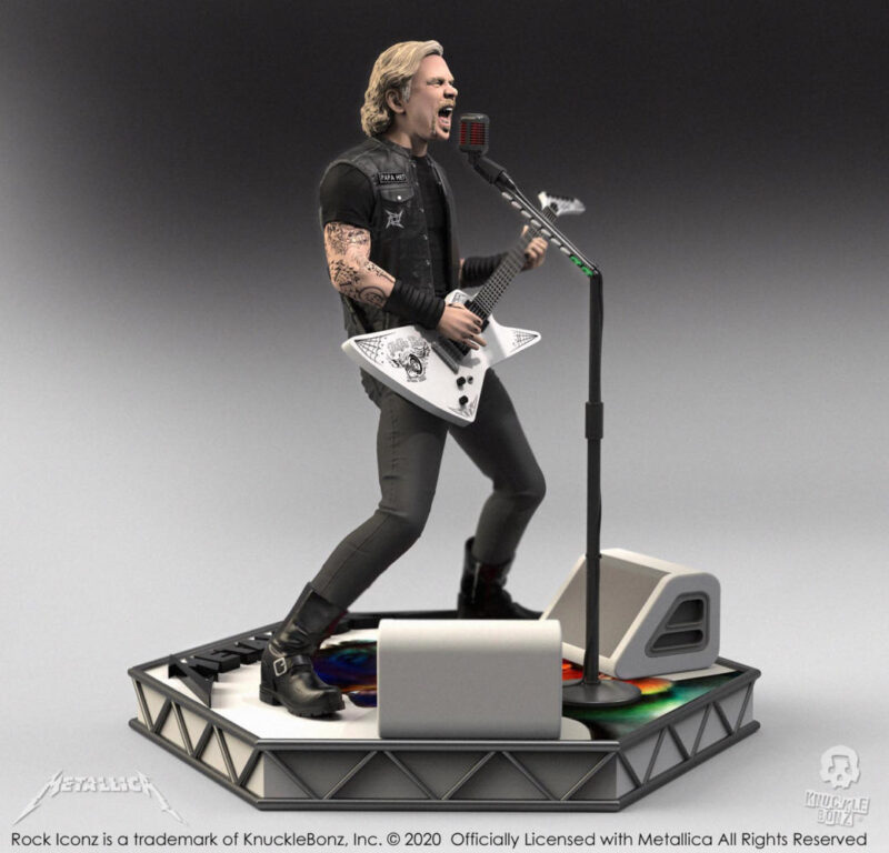 Knucklebonz Rock Iconz Metallica James Hetfield Statue Knucklebonz Rock Iconz 5