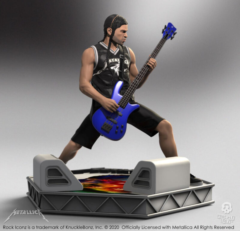 Knucklebonz Rock Iconz Metallica Robert Trujillo Statue Knucklebonz Rock Iconz 3