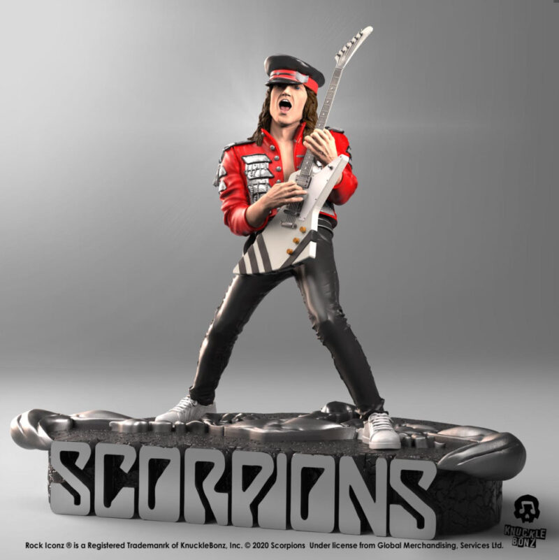 Knucklebonz Rock Iconz Scorpions Matthias Jabs Statue Knucklebonz Rock Iconz 15