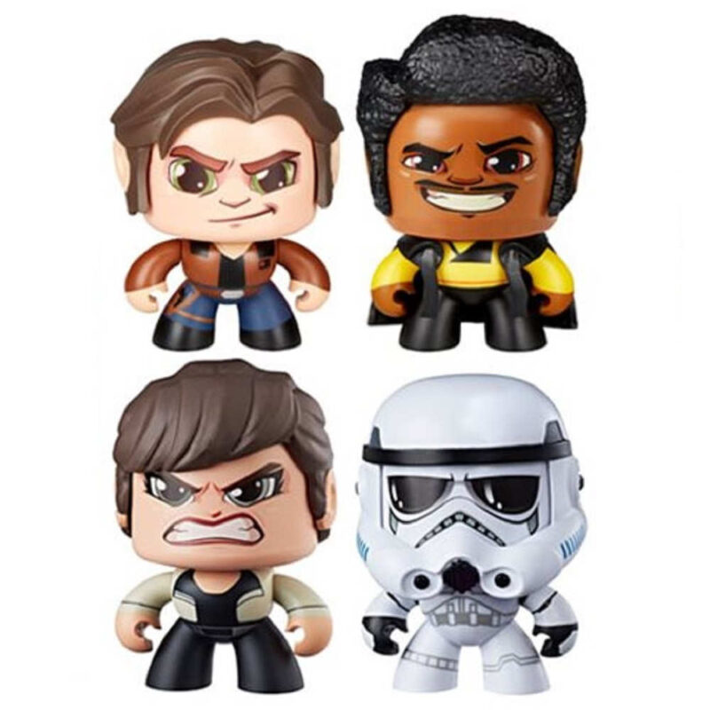 Set Of 4 Star Wars Mighty Muggs Wave 3 Figures Toys