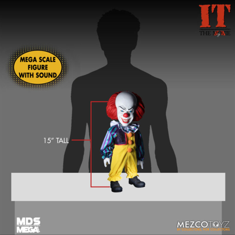 MDS Mega Scale IT (1990) 15″ Talking Pennywise Figure MDS Mega Scale 9