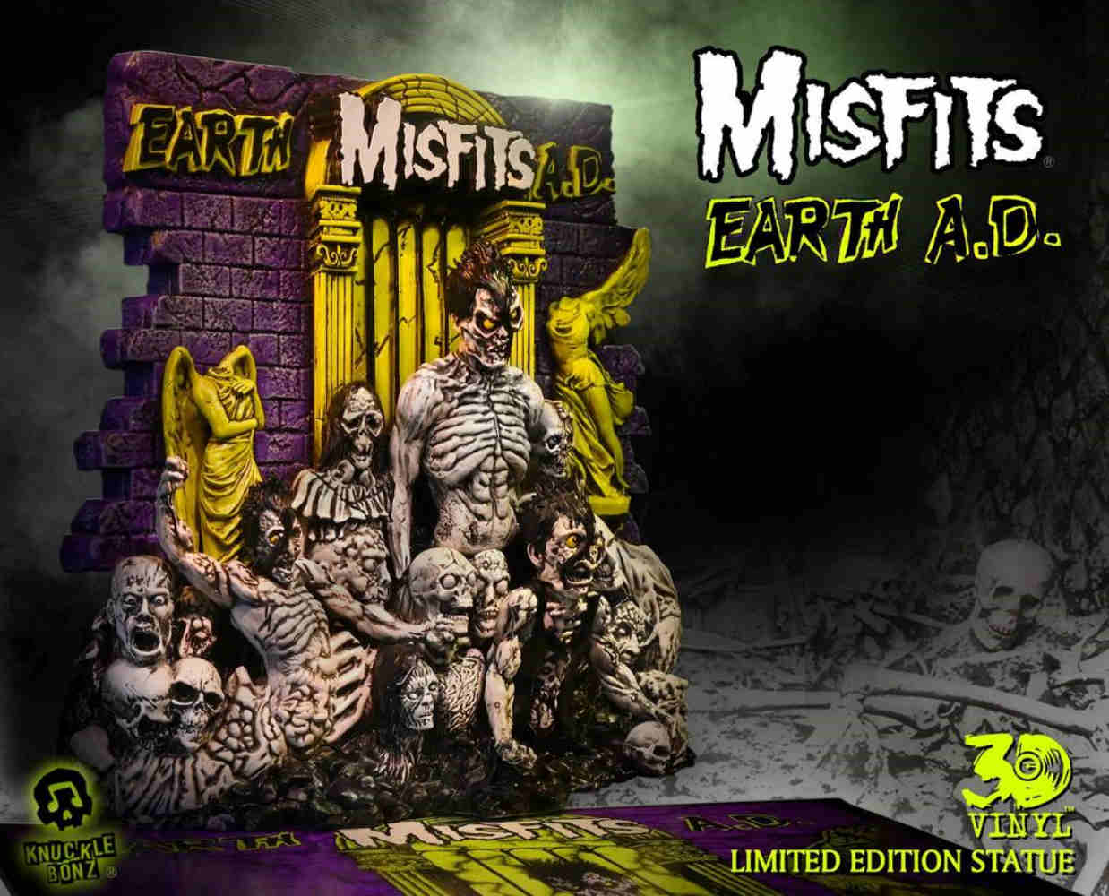 Misfits Earth A.D. 3D Vinyl Statue Knucklebonz Rock Iconz