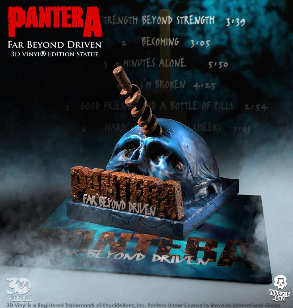 Knucklebonz Rock Iconz 3D Vinyl Pantera Far Beyond Driven Statue Knucklebonz Rock Iconz