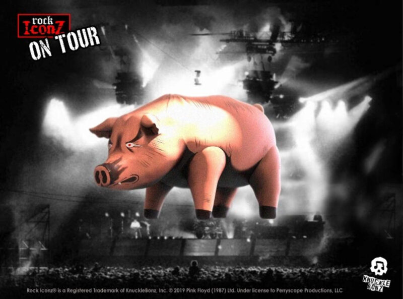 Knucklebonz Rock Iconz on Tour Pink Floyd The Pig Statue Knucklebonz Rock Iconz