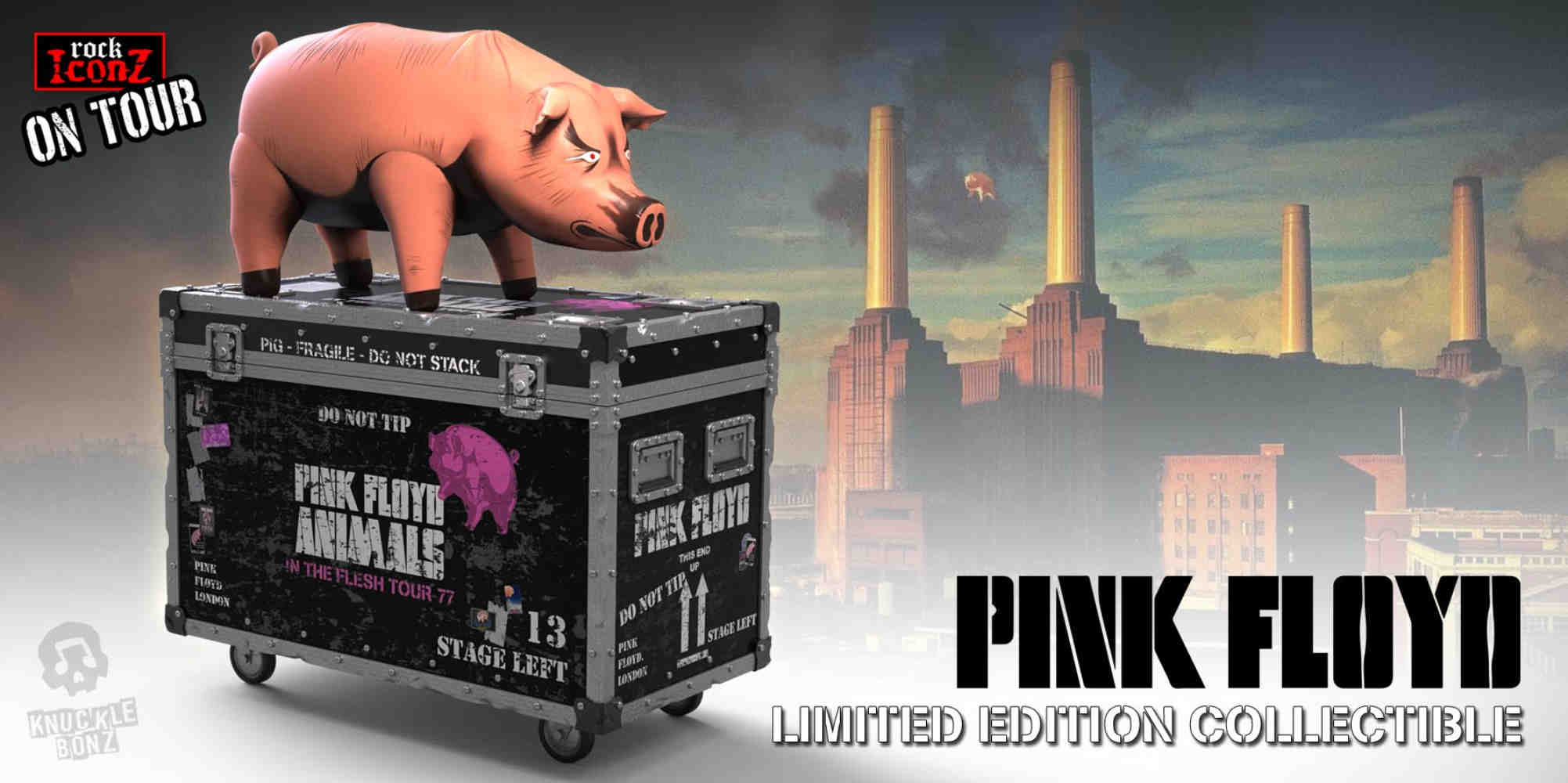 Knucklebonz Rock Iconz on Tour Pink Floyd The Pig Statue Knucklebonz Rock Iconz 2