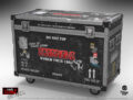 Scorpions Love at First Sting Road Case with Stage Sign and Backdrop Set Knucklebonz Rock Iconz 8