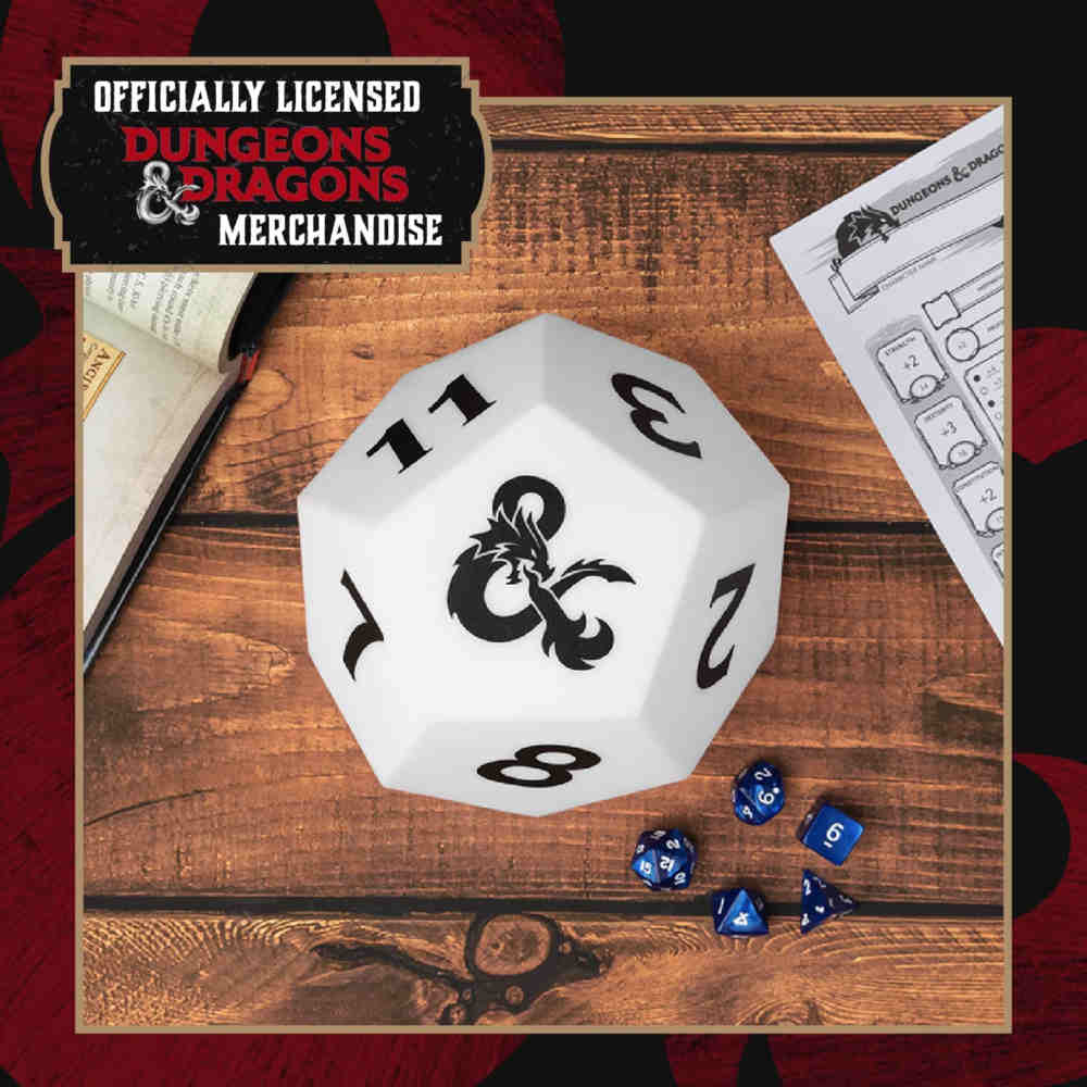 Dungeons & Dragons D12 Dice Colour-Changing Light Homeware