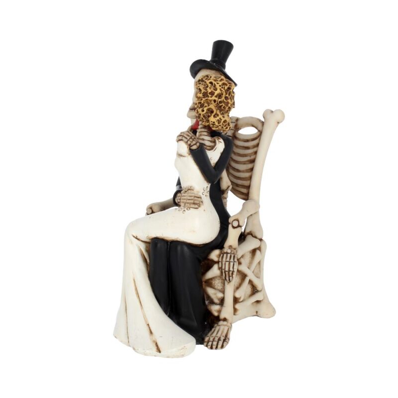 For Better, For Worse Gothic Sugar Skull Bride Groom Figurine Wedding Ornament Figurines Medium (15-29cm) 3