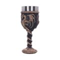 Realistic Fossilised Dragon Remains Skeleton Goblet Wine Glass Goblets & Chalices 4