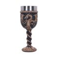 Realistic Fossilised Dragon Remains Skeleton Goblet Wine Glass Goblets & Chalices 6