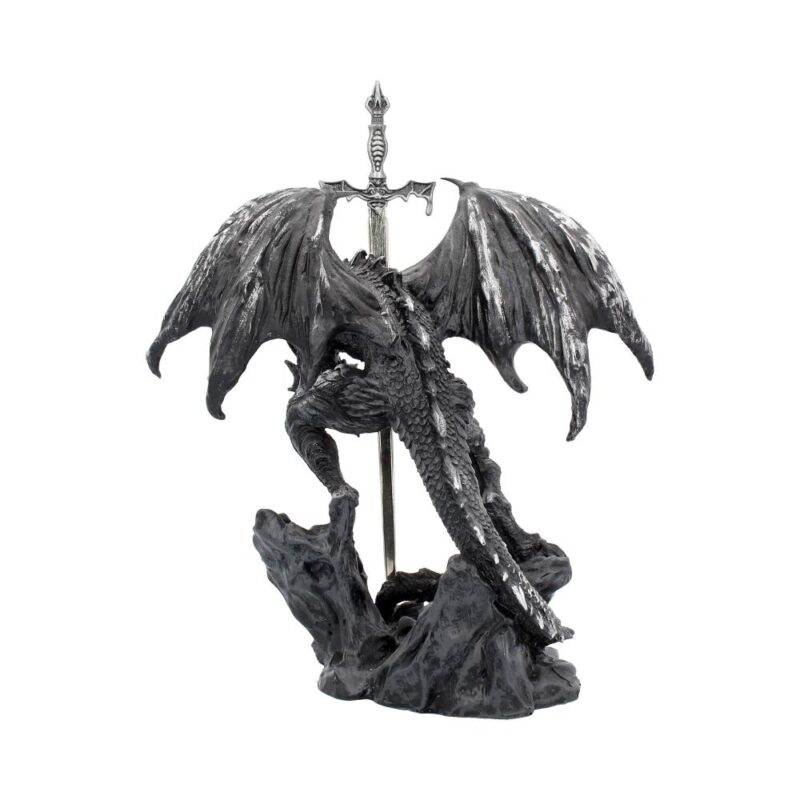 Gothic Black Dragon Sword Letter Opener Figurine Homeware 7