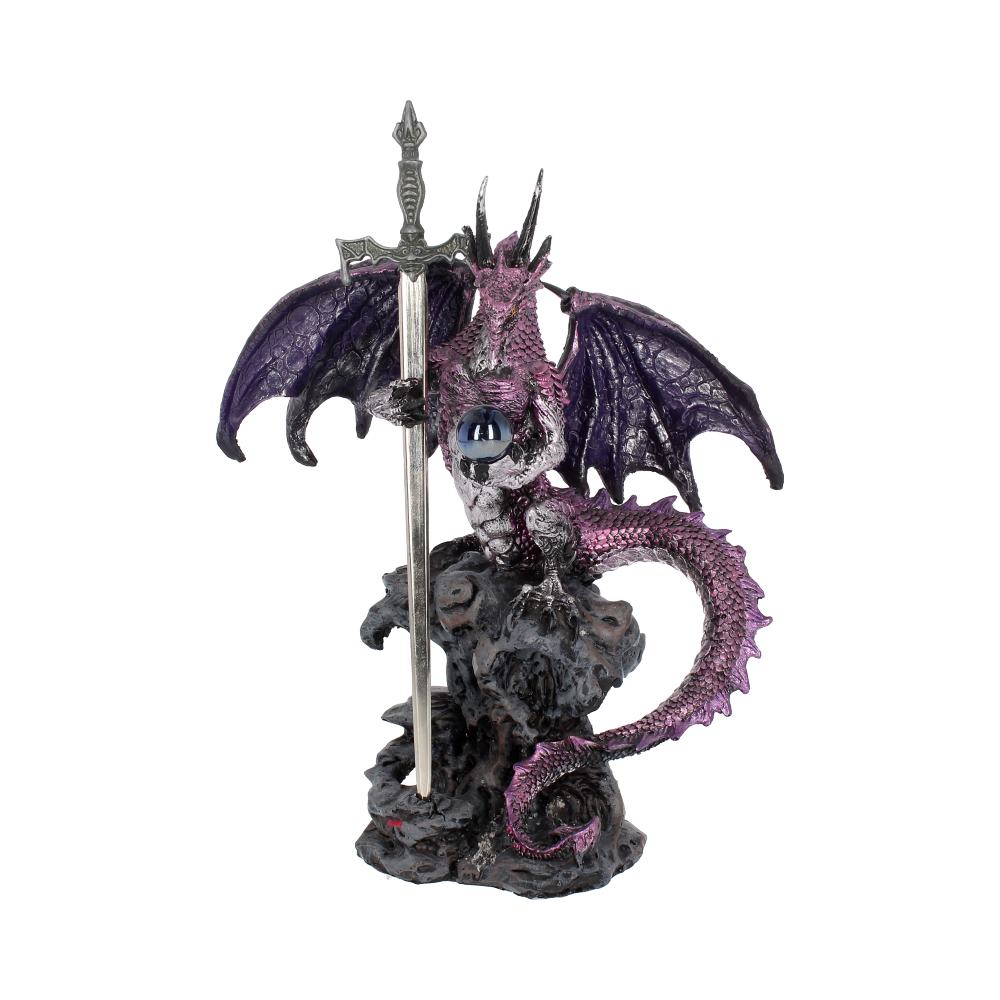 Purple Dragon Blade Sword Gothic Fantasy Letter Opener Homeware