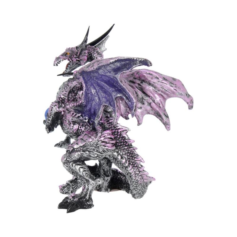 Purple Dragon Protector Fantasy Figurine Figurines Small (Under 15cm) 7
