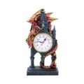Red Dragon Gothic Fantasy Time Guardian Clock Clocks 10