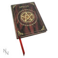 Embossed Pentagram A5 Spell Book journal in Red 17cm Gifts & Games 4