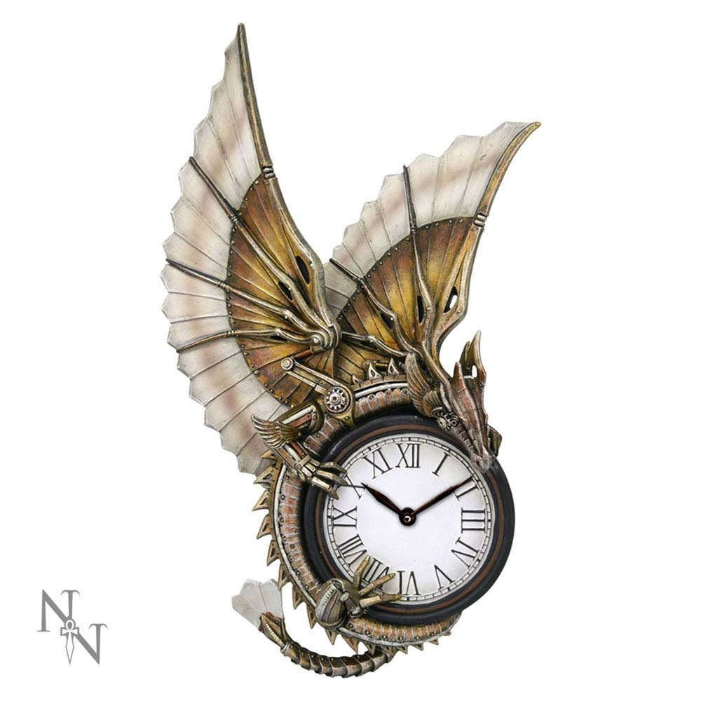 Anne Stokes Steampunk Clockwork Dragon Wall Clock Clocks 2