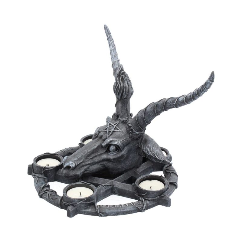 Baphomet Sabbatic Goat Diety Candle Holder Candles & Holders 3
