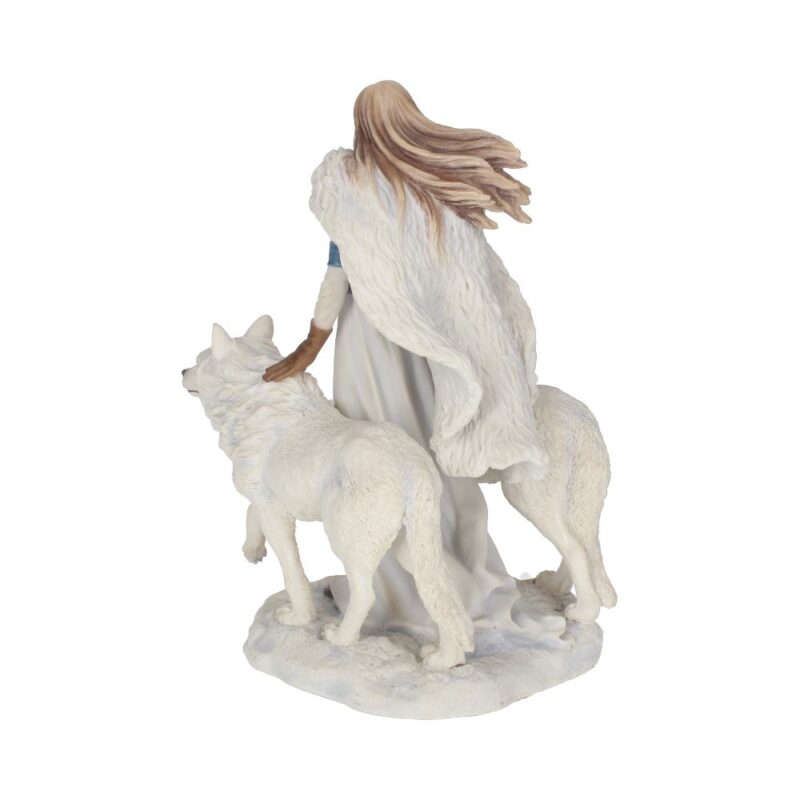Anne Stokes Winter Guardians Wolf Companion Figurine Figurines Medium (15-29cm) 7
