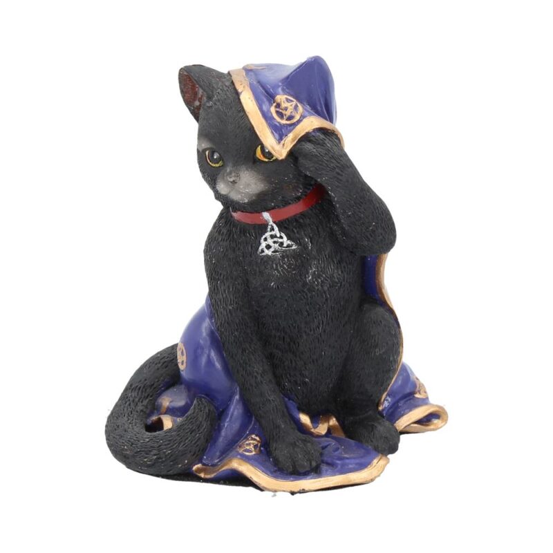 Jinx Black Cat Figurine Wiccan Witch Gothic Ornament Figurines Small (Under 15cm) 3