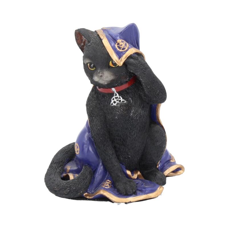 Jinx Black Cat Figurine Wiccan Witch Gothic Ornament Figurines Small (Under 15cm)