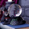 Cosmo Cat Crystal Ball Holder Wiccan Witch Gothic Ornament Figurines Small (Under 15cm) 10