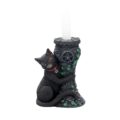 Midnight Cat Candle Holder Wiccan Witch Gothic Ornament Figurines Small (Under 15cm) 10