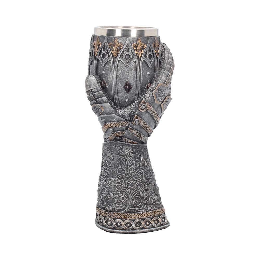 Medieval Lion Heart Gauntlet Armour Goblet Goblets & Chalices