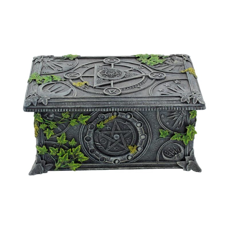 Ivy Covered Wiccan Pentagram Tarot Trinket Box Boxes & Storage