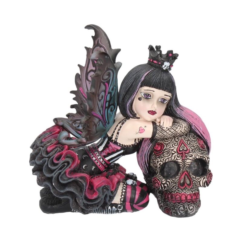 Little Shadows Lolita Figurine Gothic Fairy and Sugar Skull Ornament Figurines Medium (15-29cm)