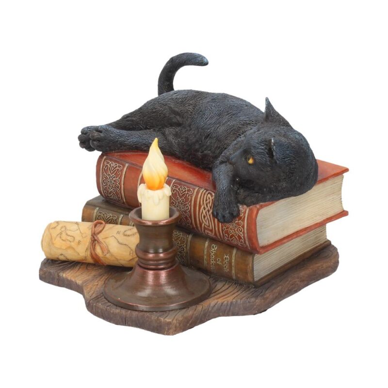 Witching Hour Cat Figurine by Lisa Parker Black Cat & Candle Ornament Figurines Medium (15-29cm) 3