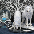 Warriors of Winter Wolf Figurine by Lisa Parker – Snowy Wolf Ornament Figurines Large (30-50cm) 4