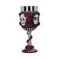 James Ryman Sugar Skull Goblet Day of the Dead Glass Valentine Goblets & Chalices 8