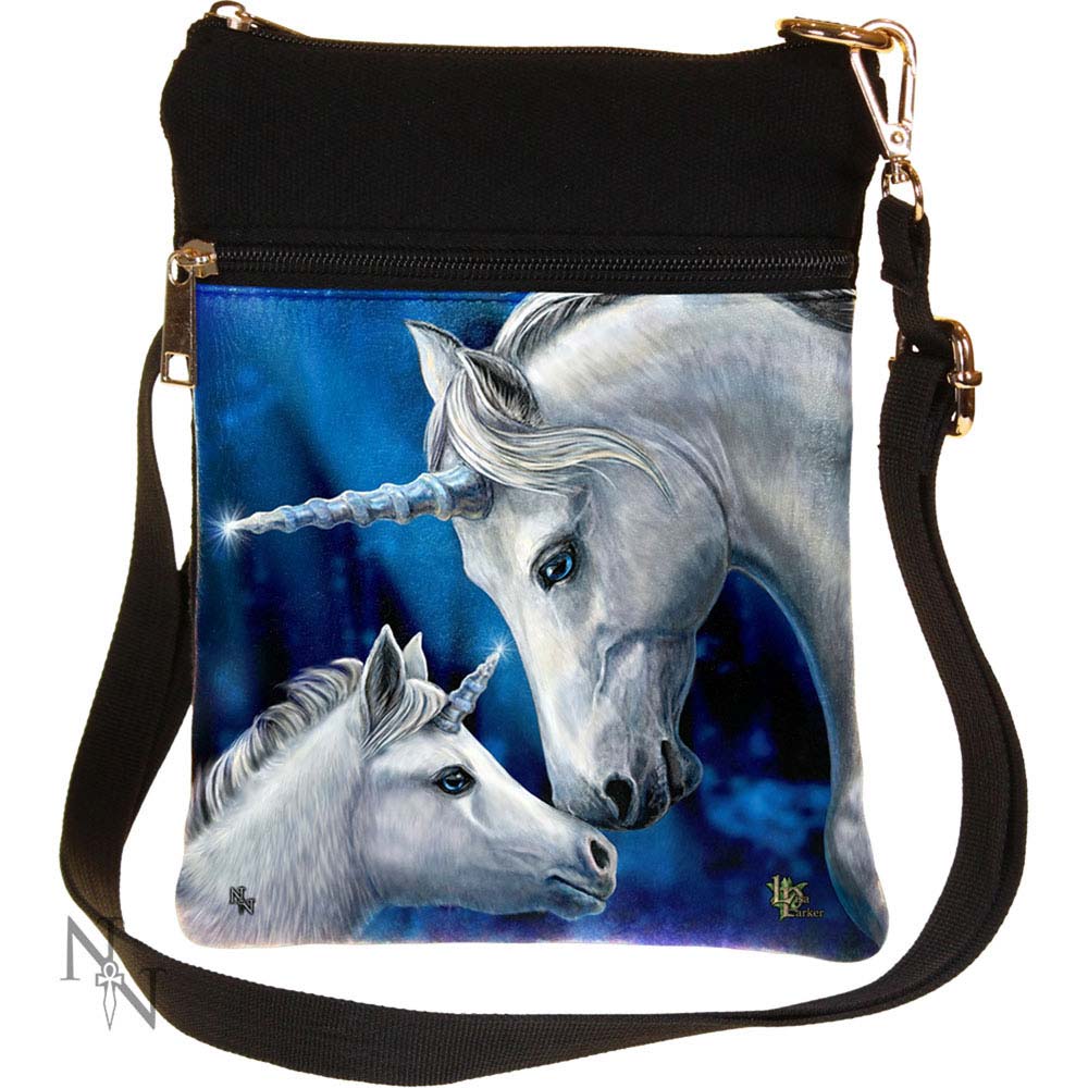 Small Sacred Love Unicorn Shoulder Bag by Lisa Parker Bags 2
