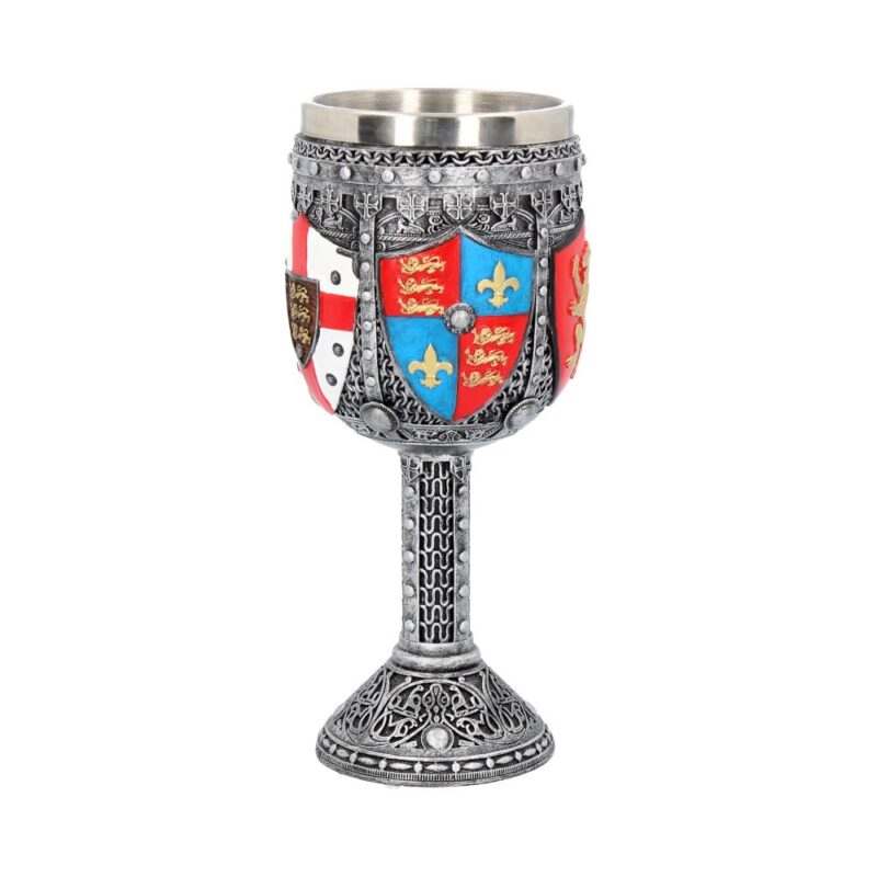 English Three Lions Shield St George Henry IV Wine Goblet Goblets & Chalices