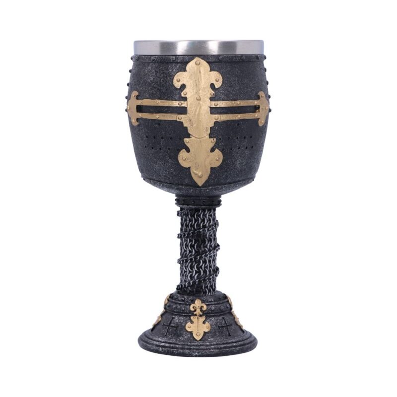 Crusader Medieval Knight Chainmail Wine Goblet Goblets & Chalices