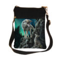Small Guidance Wolf and Pup Shoulder Bag by Lisa Parker Bags 4