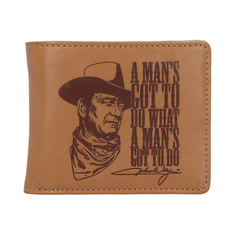 ‘A Mans Got To Do What A Mans Got To Do’ John Wayne Wallet Gifts & Games