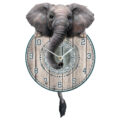 Trunkin’ Tickin’ Elephant Pendulum Clock Clocks 4
