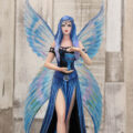 Anne Stokes Enchantment Blue Fairy with Goblet Figurine Figurines Medium (15-29cm) 10