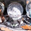 Lisa Parker Guardian of the North Wolf Snowglobe Homeware 10