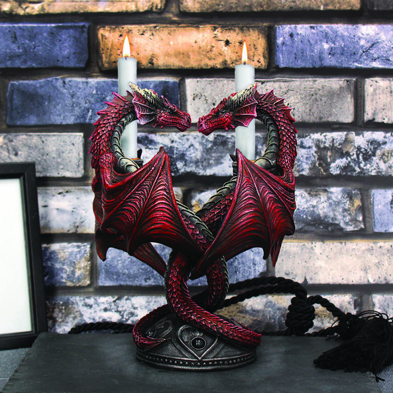 Dragon Heart Anne Stokes Valentine’s Edition romantic gothic candle holder Candles & Holders 9