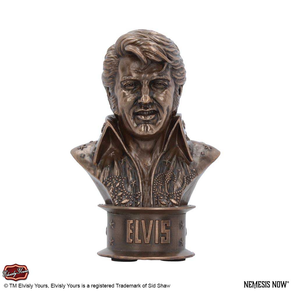 Elvis Presley Figurine Elvisly Yours Bust Ornament Figurines Medium (15-29cm)