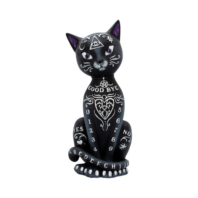 Mystic Kitty Figurine Spirit Board Black Cat Ornament Figurines Medium (15-29cm)