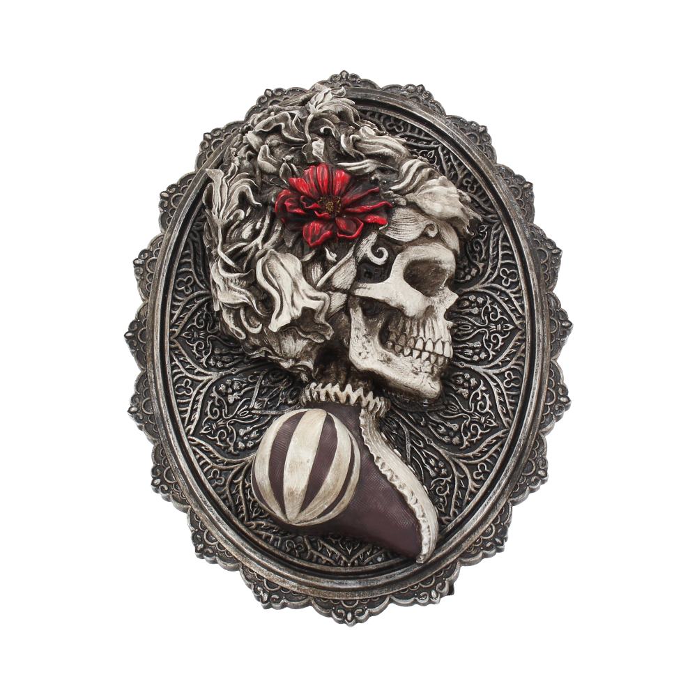 Beautiful Female Skeleton Plaque Day of the Dead Valentine Wall Hanging Home Décor