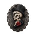 Beautiful Male Skeleton Plaque Day of the Dead Valentine Wall Hanging Home Décor 2
